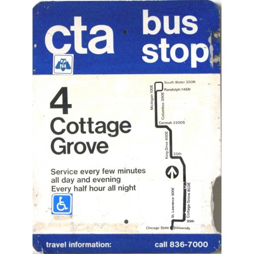 Bus 004z Cottage Grove Old Cta Logo